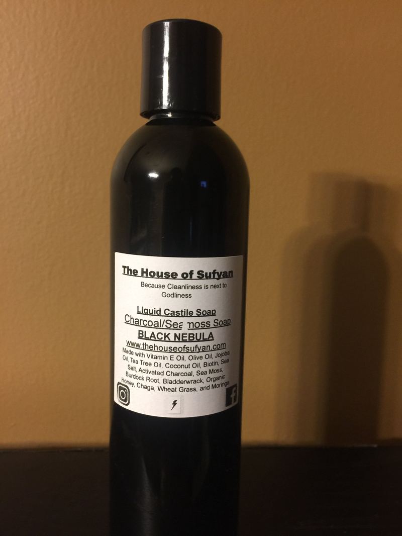 Black Nebula — Liquid Castile Soap by Sufyan Organics