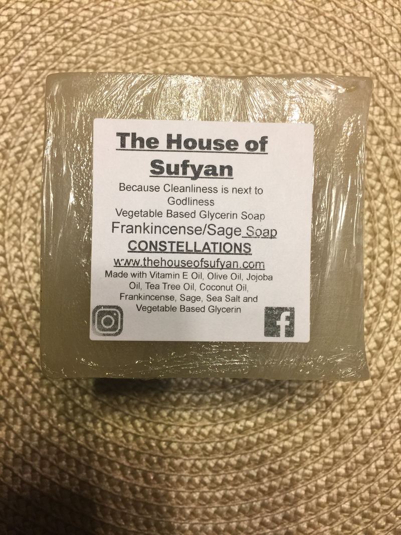 Constellations — Frankincense & Sage Soap by Sufyan Organics