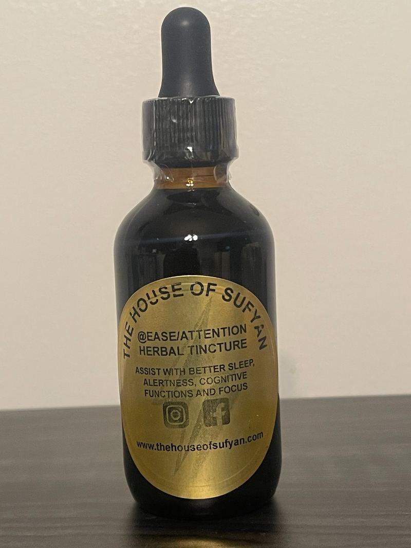 @Ease / Attention — Herbal Tincture · 2 oz by Sufyan Organics